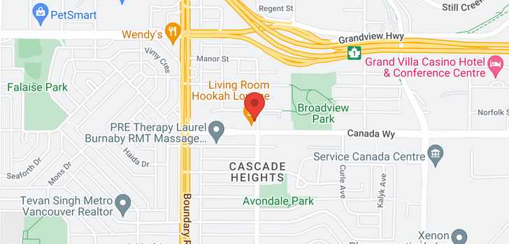 map of 412 3255 SMITH AVENUE